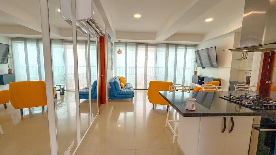 Standard Apartment | Living area | 32-inch LCD TV with cable channels, TV, heated floors