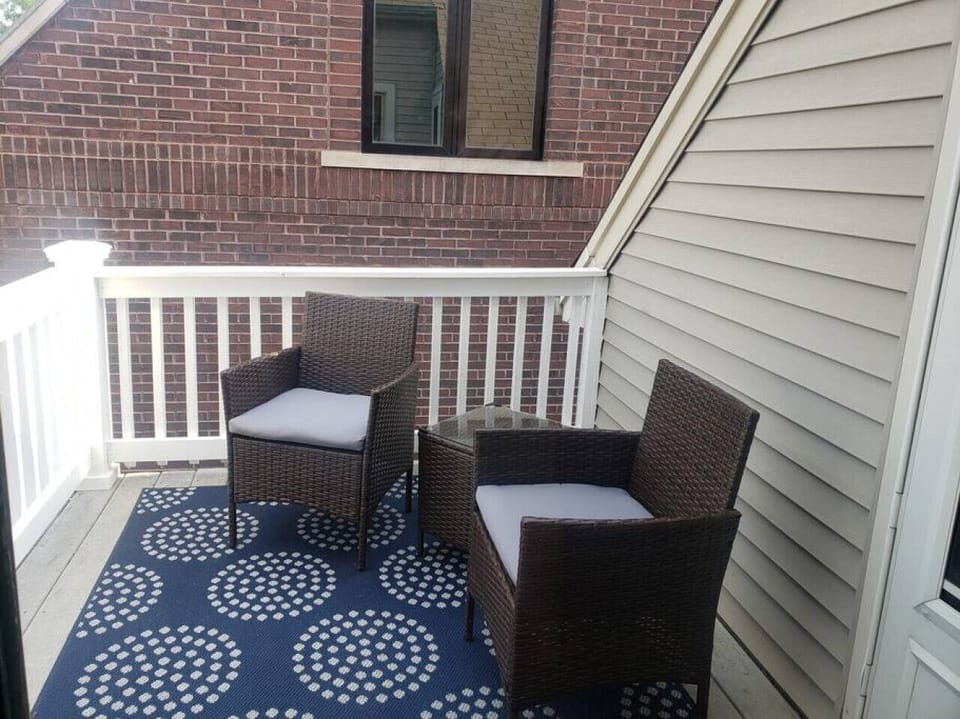 Private deck off Primary Bedroom