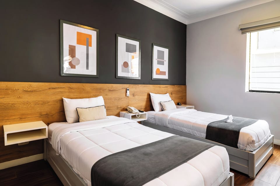Twin Room | Down comforters, Select Comfort beds, in-room safe, desk