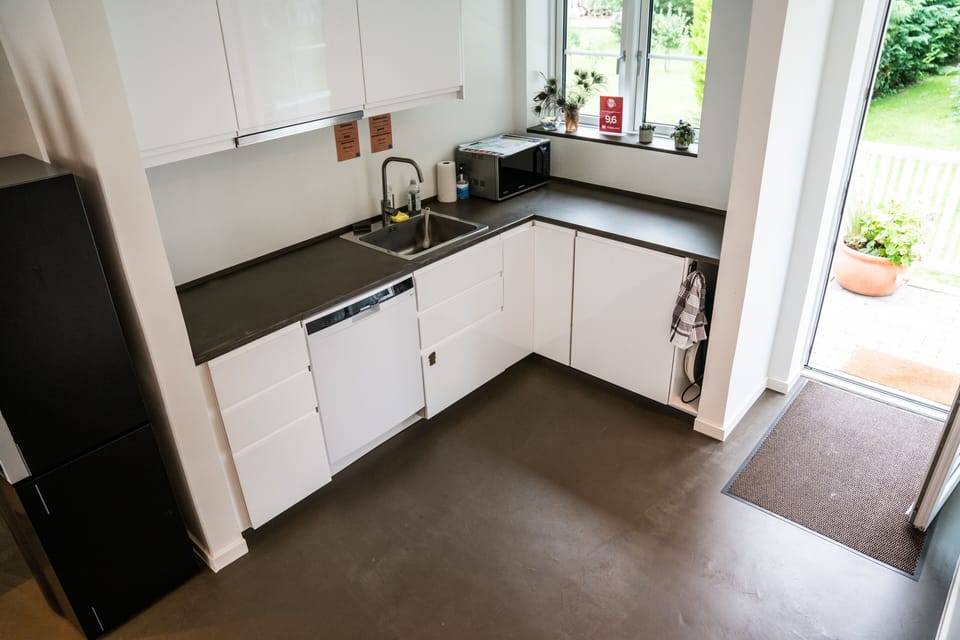 Shared fridge, microwave