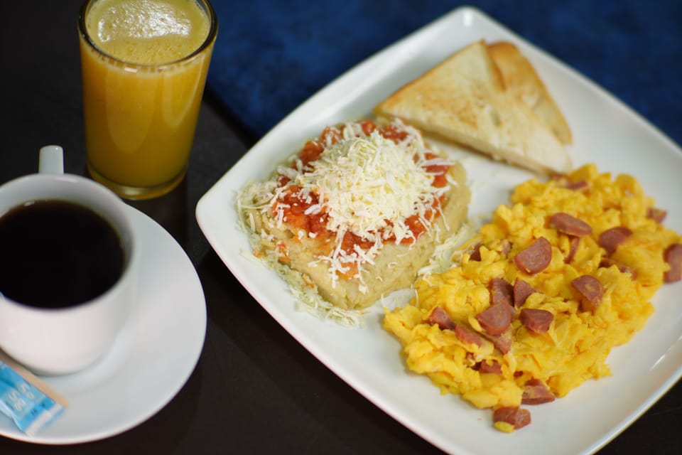 Free daily full breakfast