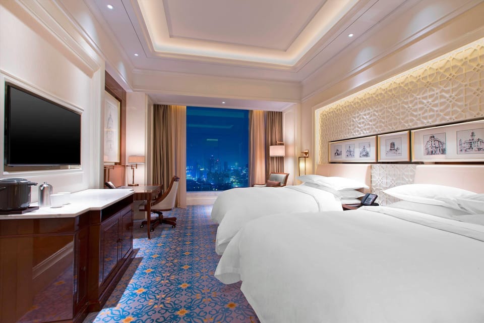 Room, 2 Double Beds | Down comforters, pillowtop beds, minibar, in-room safe