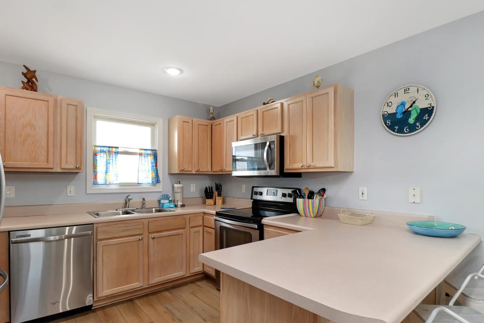 House, Multiple Beds (Barrier Dunes 268 Cape Blessed) | Private kitchen | Oven, toaster