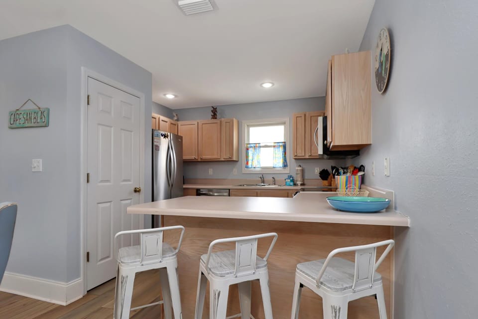 House, Multiple Beds (Barrier Dunes 268 Cape Blessed) | Private kitchen | Oven, toaster