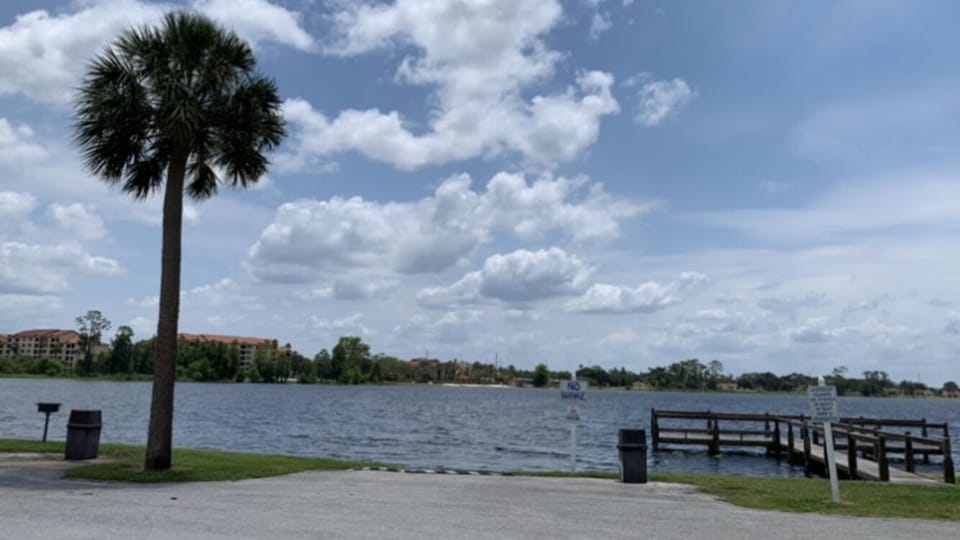 Boat ramp and fishing dock