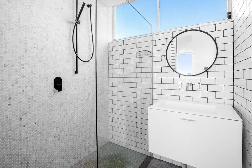 Renovated bathroom