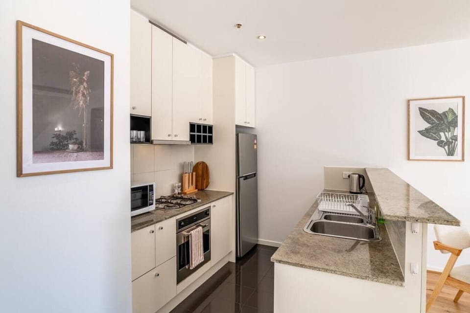 Fully equipped kitchen space