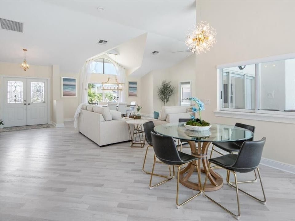 Kitchen Dining and Living Room