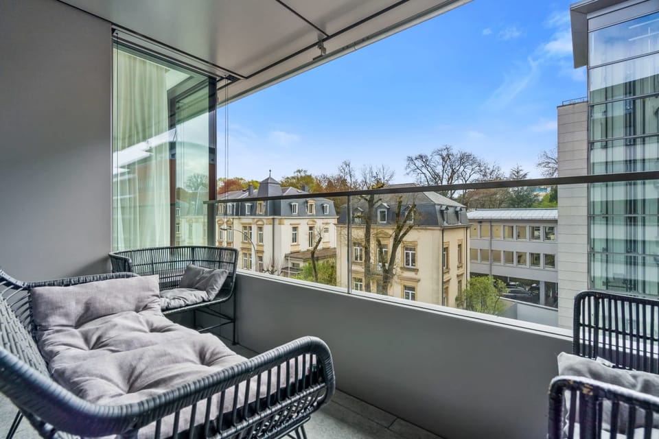 Chill out in our comfy balcony seating, your private skyline perch.