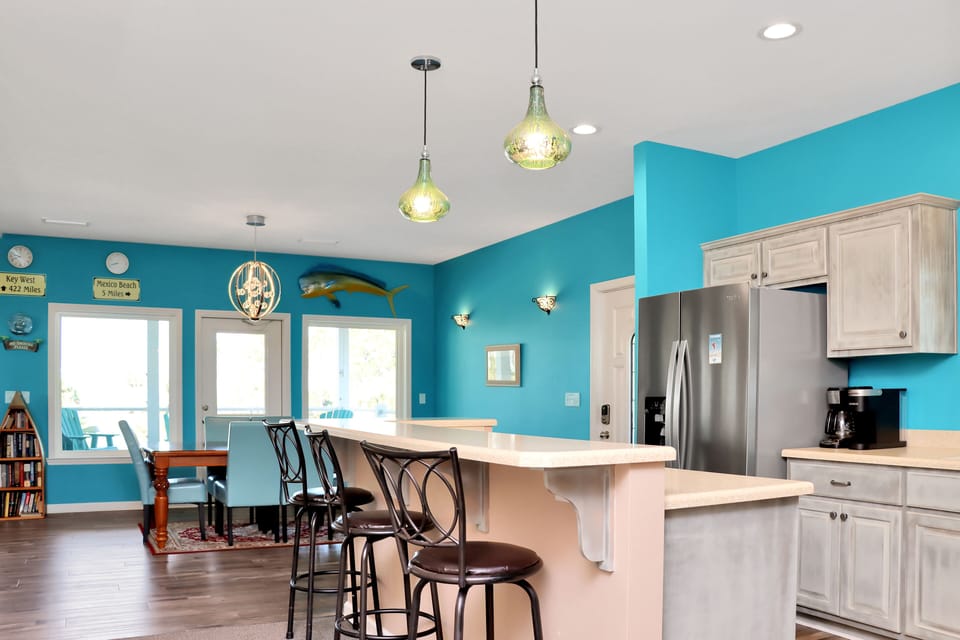 Kitchen with Bar Seating