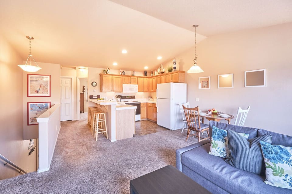 Fully stocked kitchen for all your culinary needs.