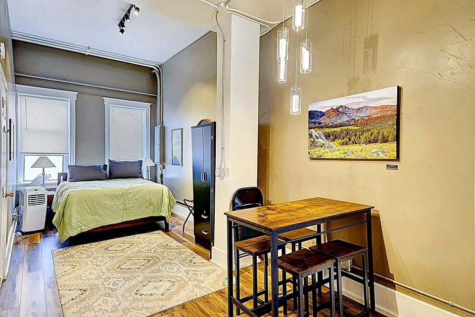 A dedicated space to dine, plan adventures, or play a game.