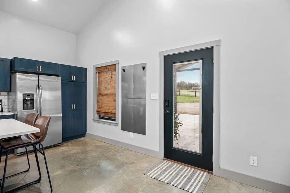 front door.