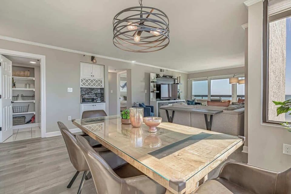 Dining room with ocean views