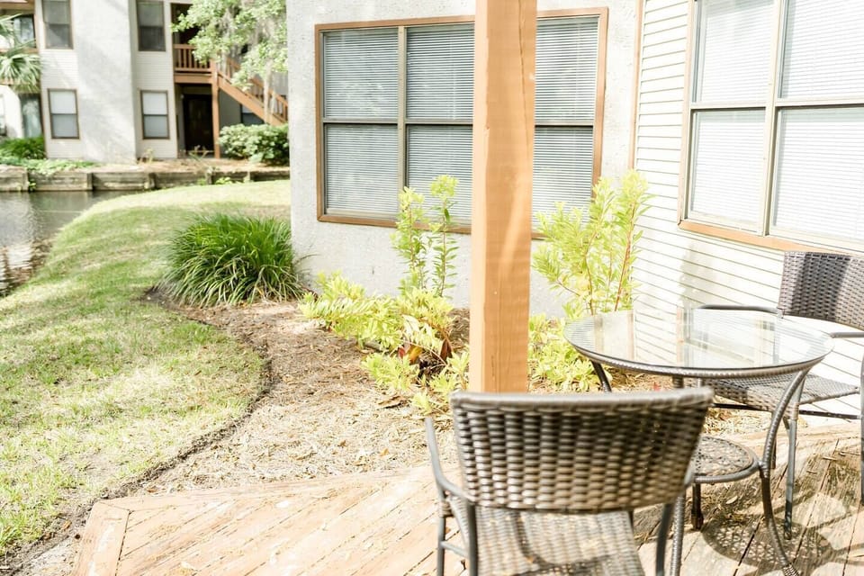 Patio with Lake View