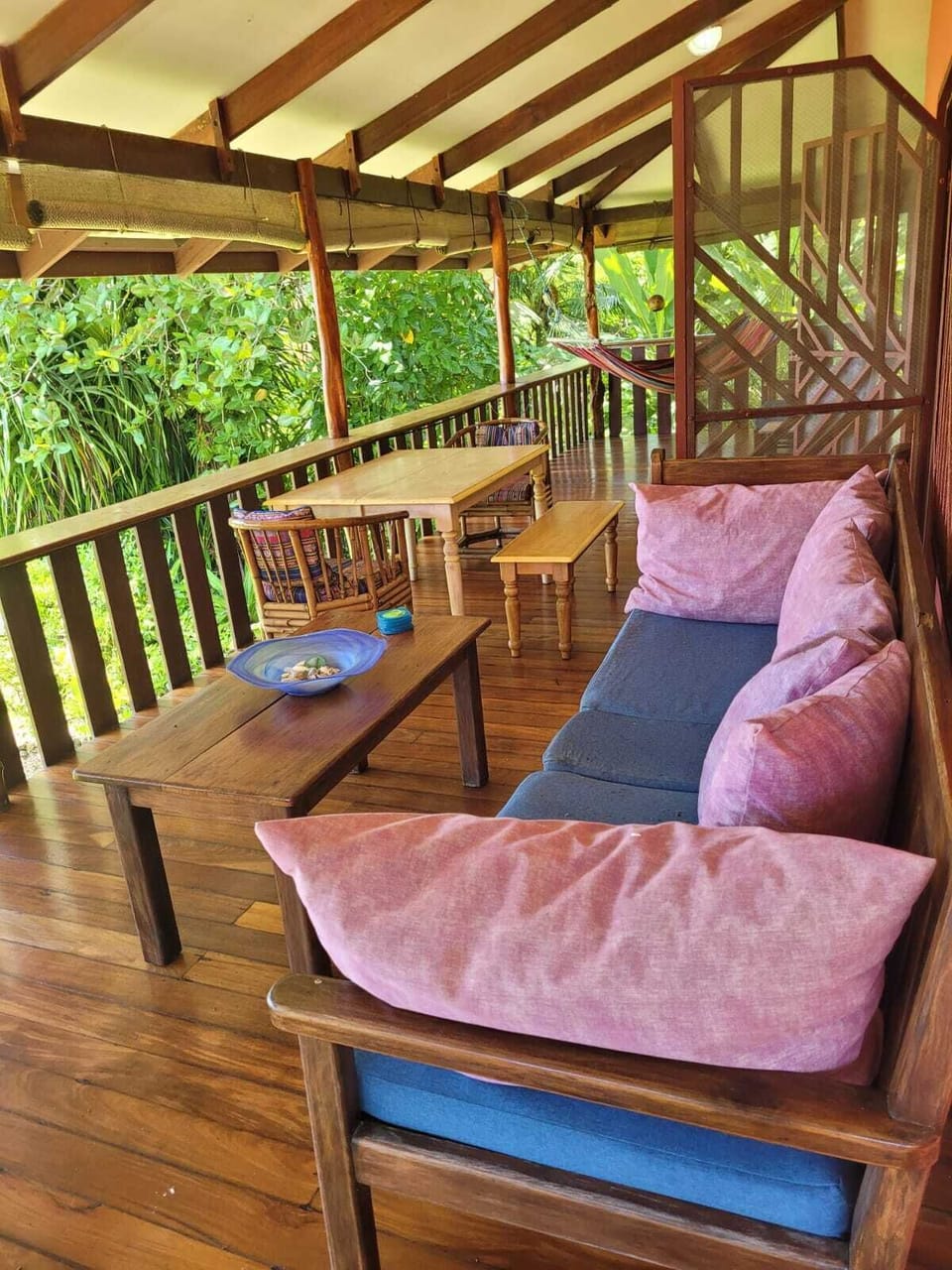 Upstairs terrace with ocean view