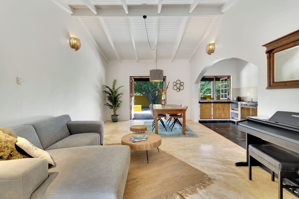Deluxe Apartment, Garden View | Desk, laptop workspace, iron/ironing board, free WiFi