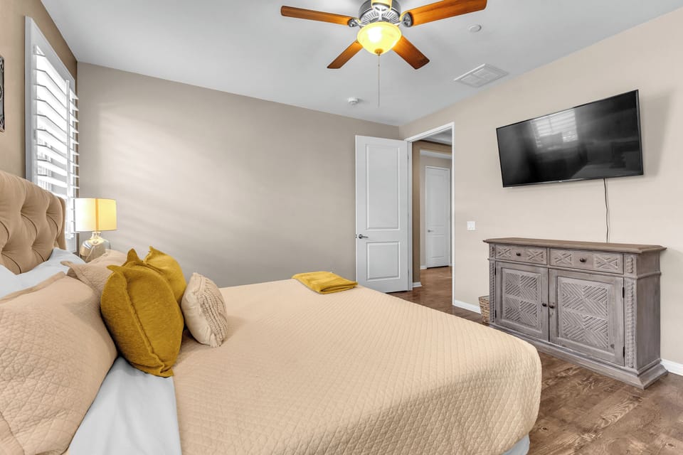 Smart TV in Master bedroom