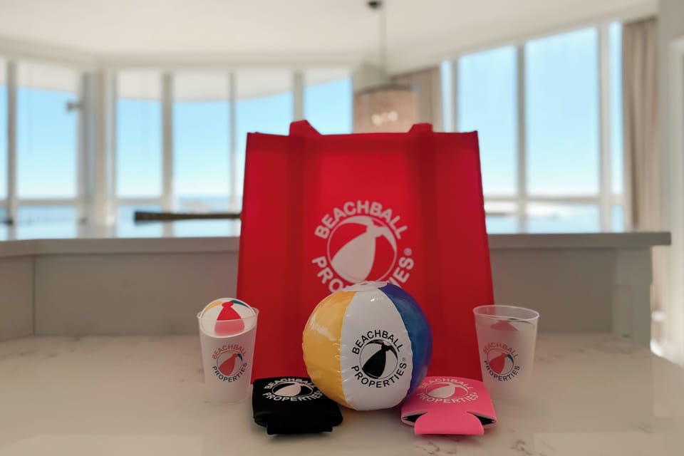 Beachball swag bag!