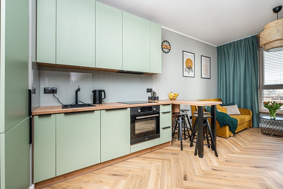 Standard Apartment, 1 Double Bed with Sofa bed | Private kitchen | Full-size fridge, microwave, stovetop, dishwasher