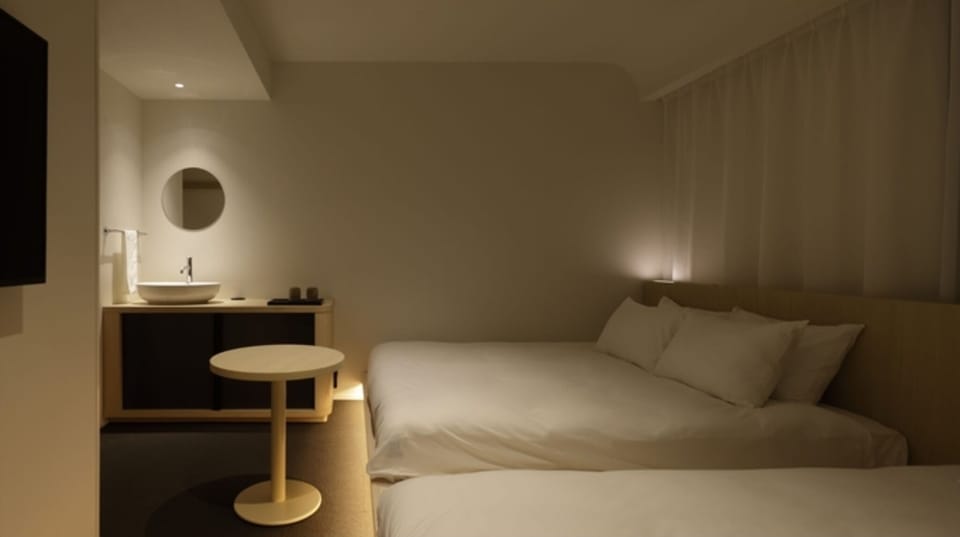 [Comfort wide twin] 23.3㎡/bed width 1,600mm This room can accommodate 1 to 4 people.
