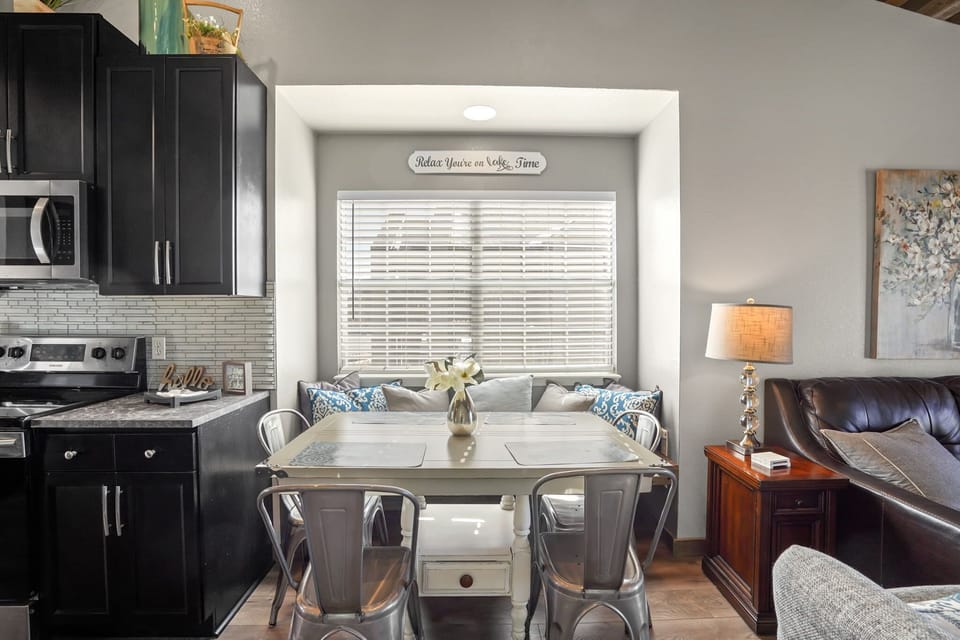 The perfect spot for family dinners, friendly gatherings, or casual brunches.