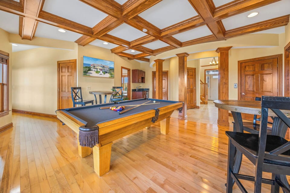 Challenge the competition to a riveting round of pool!