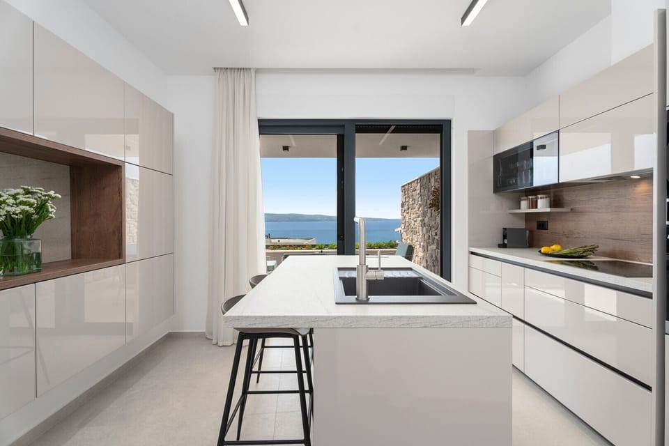 The kitchen is next door and it offers all you need for a very comfortable stay 