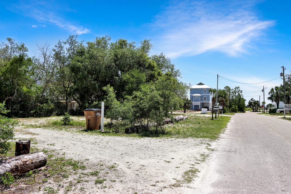 View of Beach Access from Lot Entrance