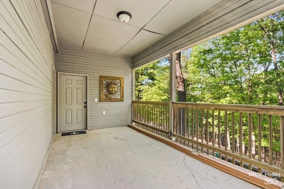 Downstairs carport