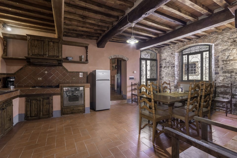 Villa | Private kitchen | Full-size fridge, stovetop, dishwasher, coffee/tea maker