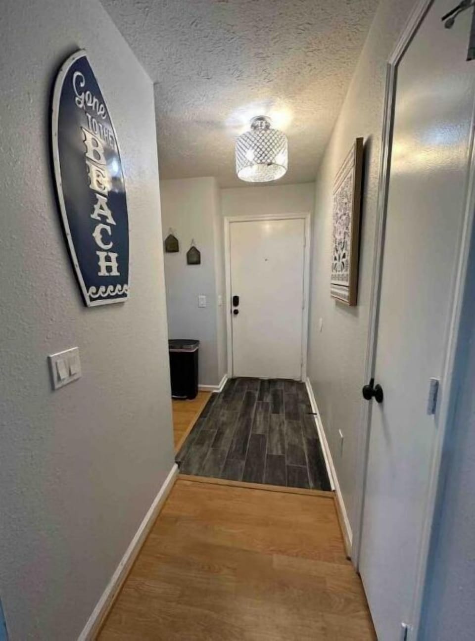Foyer view to the open floor plan.