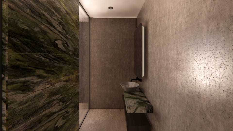 Double Room - Deluxe with French Balcony | Bathroom | Shower, free toiletries, hair dryer, towels