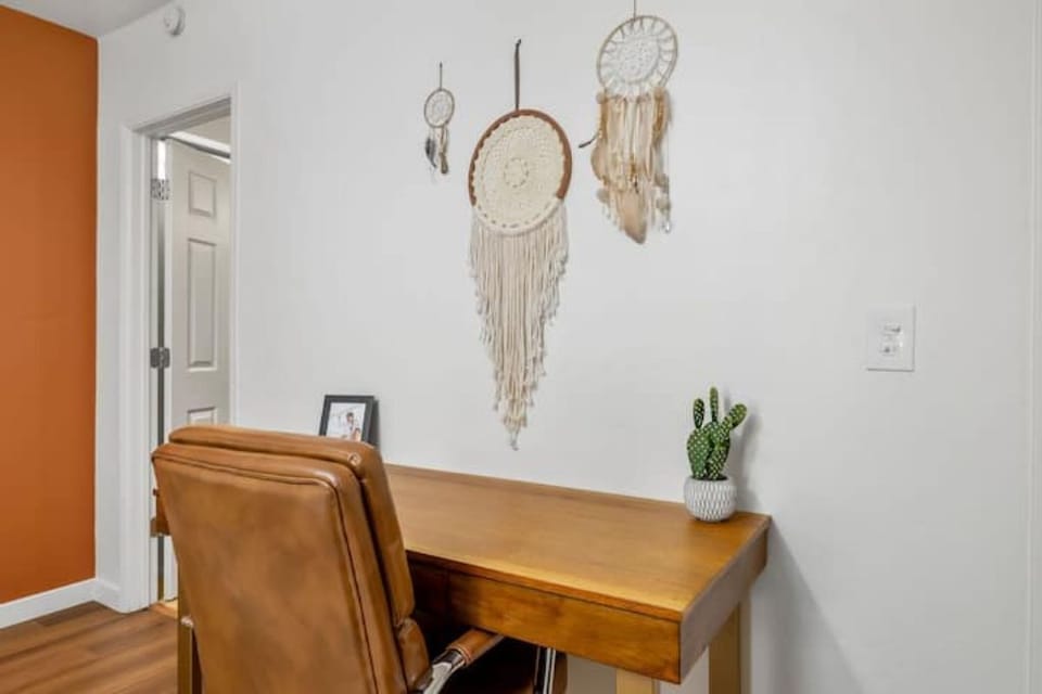 private work space located in primary bedroom