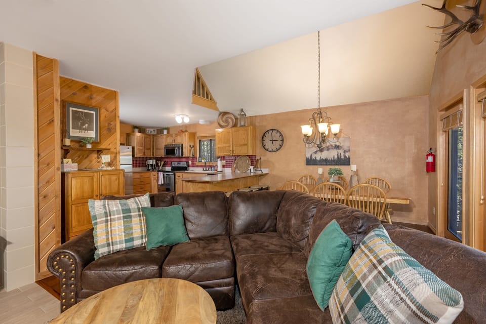 Kick back and relax is in this great open floor plan living room