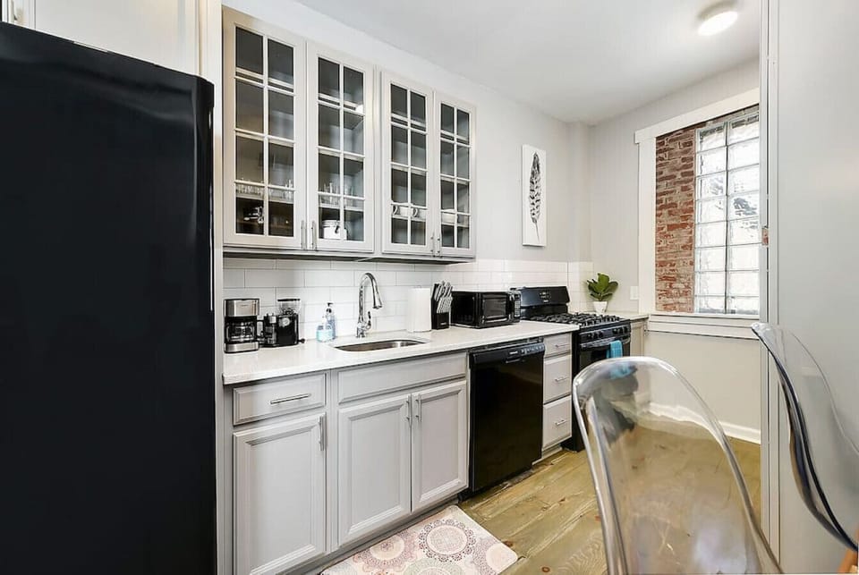 Modern kitchen fully equipped for all your culinary needs.