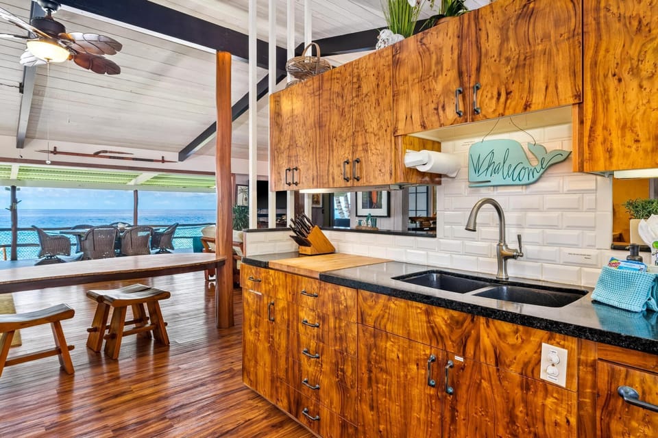 Take in the views of the ocean while cooking up your favorite me