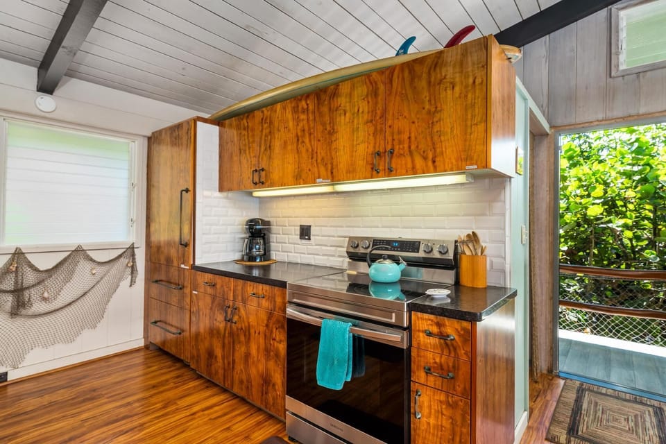 Cook up a delicious local meal with full size appliances