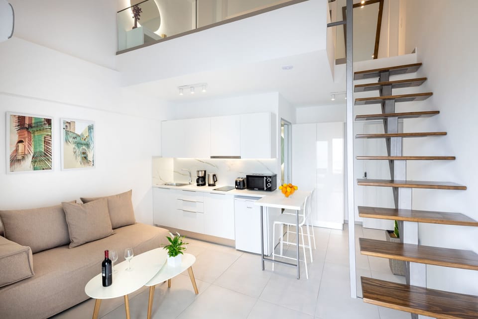 Creta Sun,202 Mezzamine, Cozy Living Room