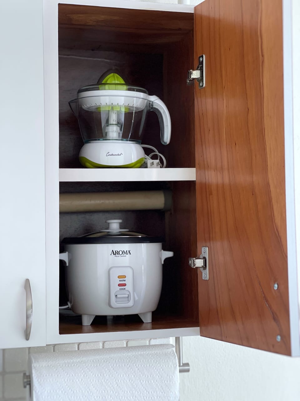 Kitchen essentials in case needed. 