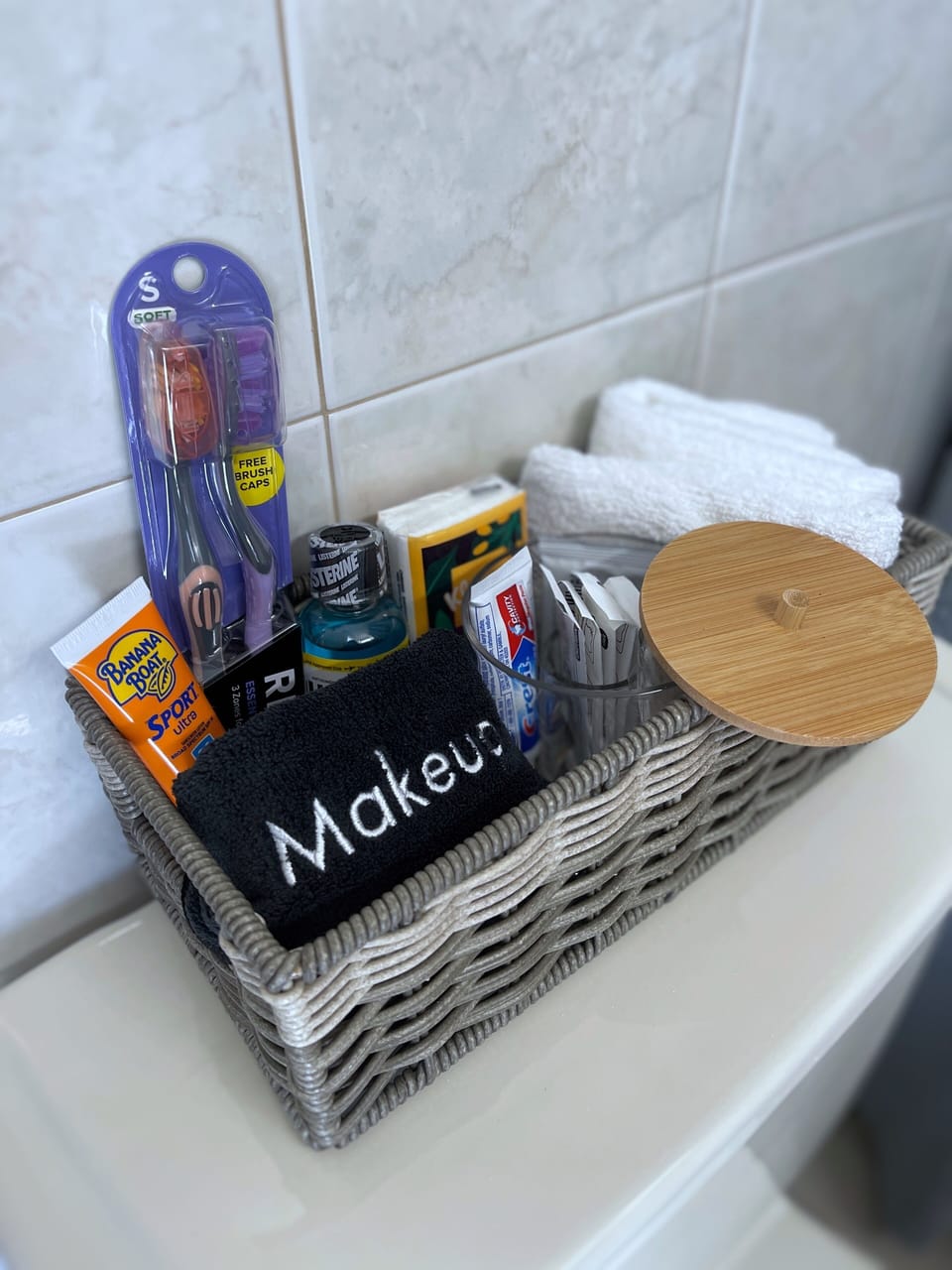 We provide you with most of what you would like upon arrival! Items vary.