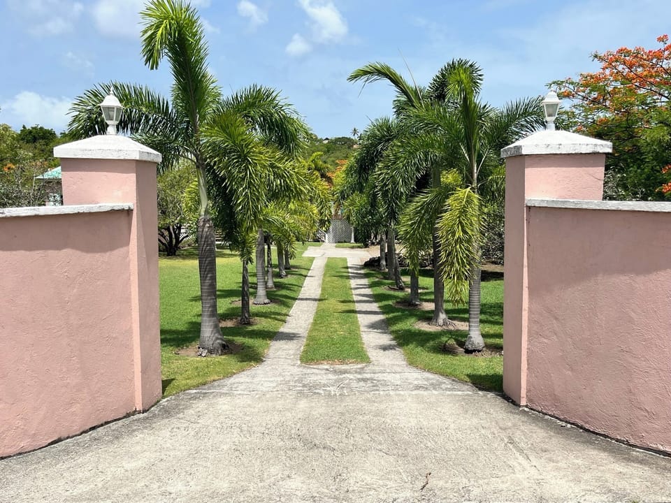 Entrance to Mandevilla Nevis