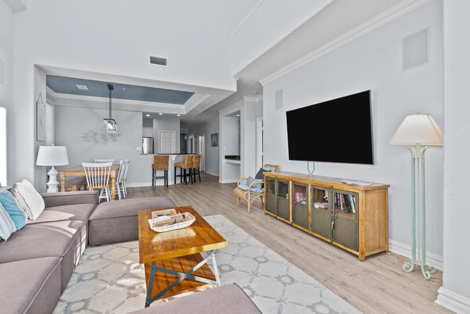 Simple yet elegant design for comfort and entertainment all in one.