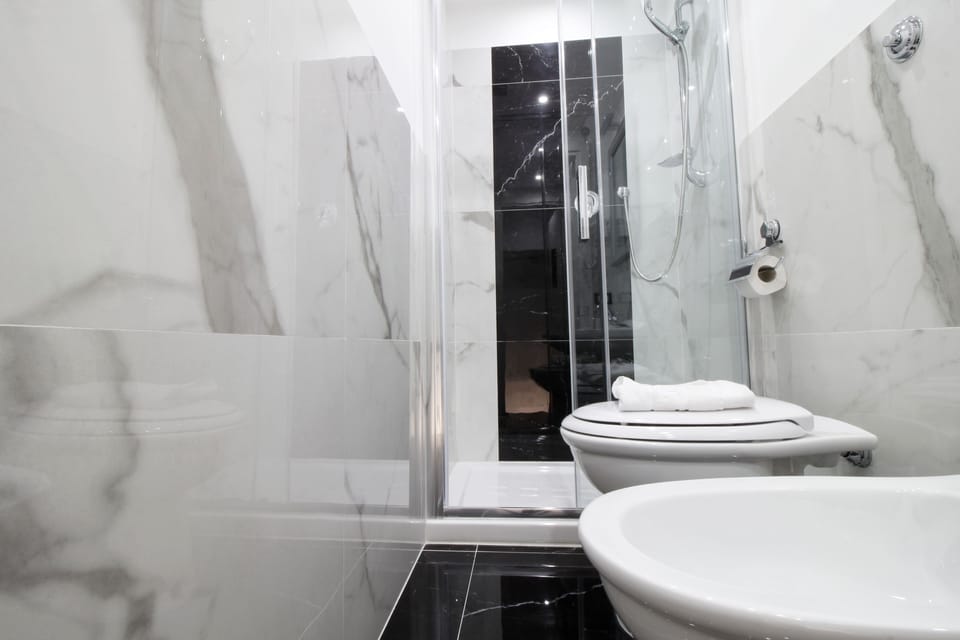 Deluxe Double or Twin Room | Bathroom | Shower, hair dryer, bidet, towels