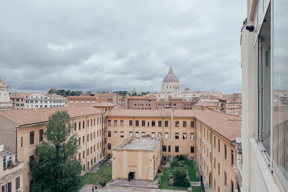view of S. Peter church from the living room windows