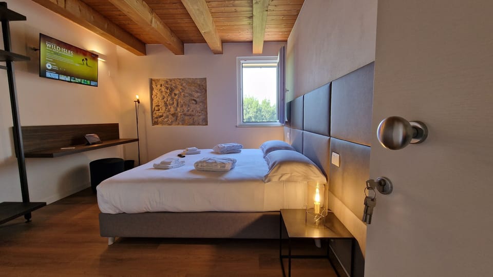 Comfort Double or Twin Room | Desk, laptop workspace, blackout drapes, iron/ironing board
