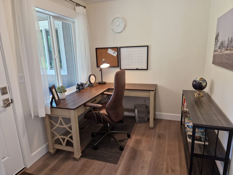 Office with Starlink Internet in case you have to get some work done