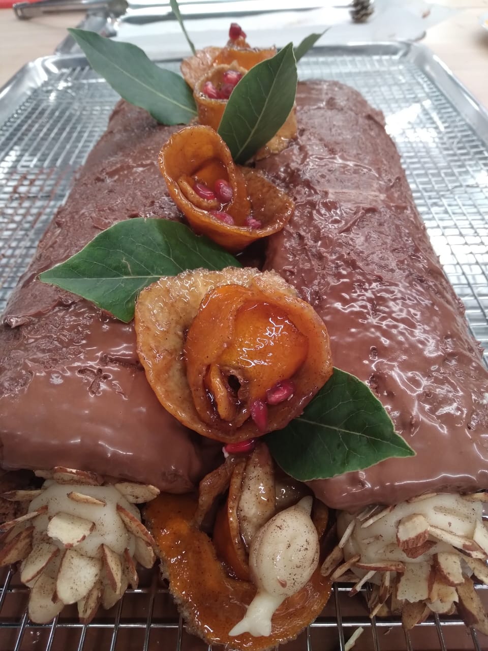 Chef may bake a Buche Noelle for your Holiday Dessert, plus the Entree, $$$$ 