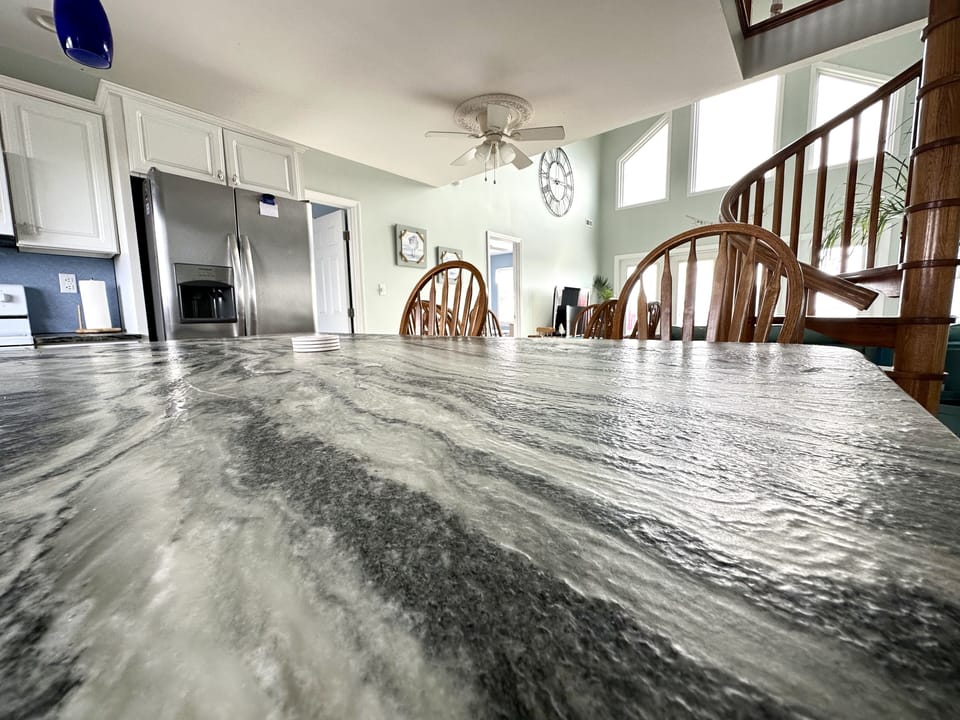 Granite counter top.