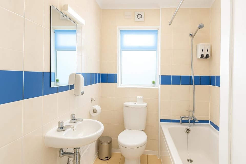 Family Quadruple Room, Multiple Beds, Bathtub, Ground Floor | Bathroom | Free toiletries, hair dryer